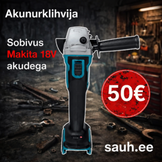 Akunurklihvija 125 mm