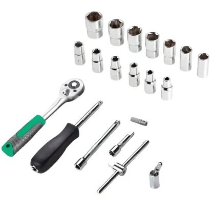 Tööriistakohver 216-osaline padrunvõtmete komplekt (1/4", 3/8", 1/2") — изображение 3
