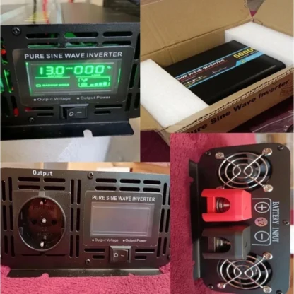 5000W Puhas Siinuslaine Inverter – 12V/24V DC → 220V AC - Image 2