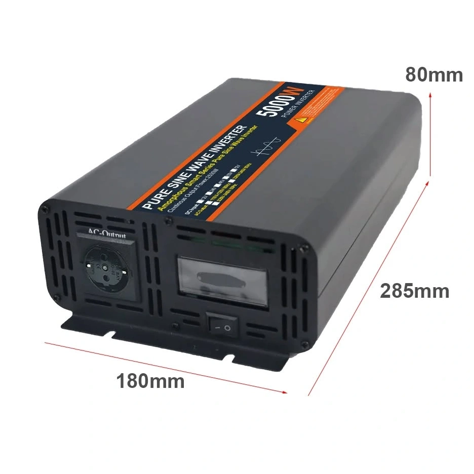 5000W Puhas Siinuslaine Inverter – 12V/24V DC → 220V AC - Image 2