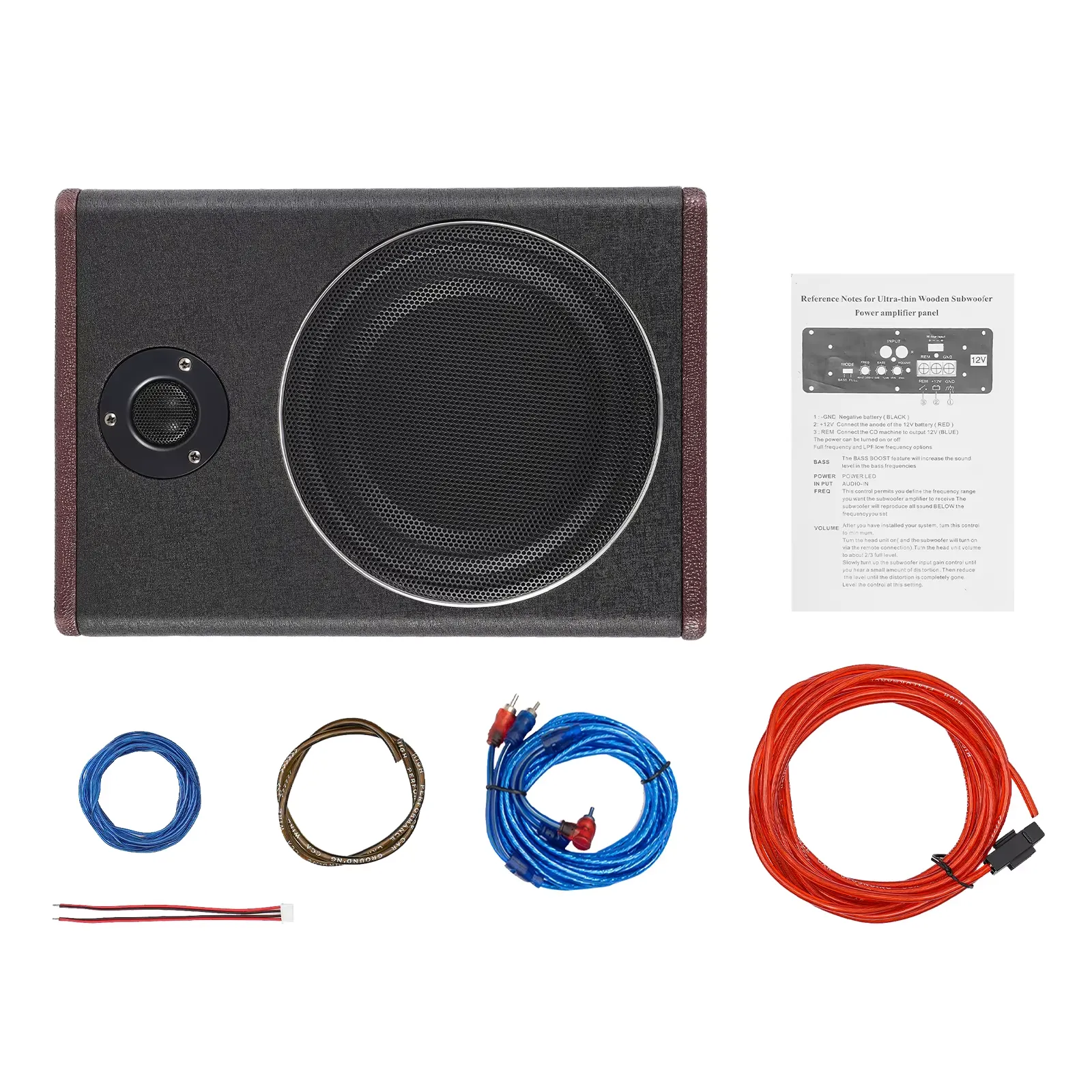 Auto subwoofer 8 tolli, istmealune - Vaizdas 2