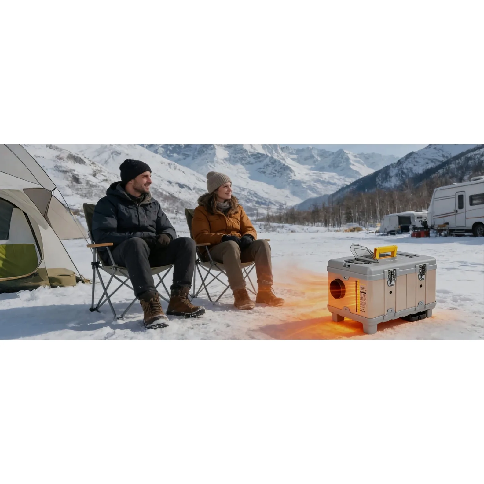 Diiselpuhur 8 kW kohvris 12V/220V - Pilt 3