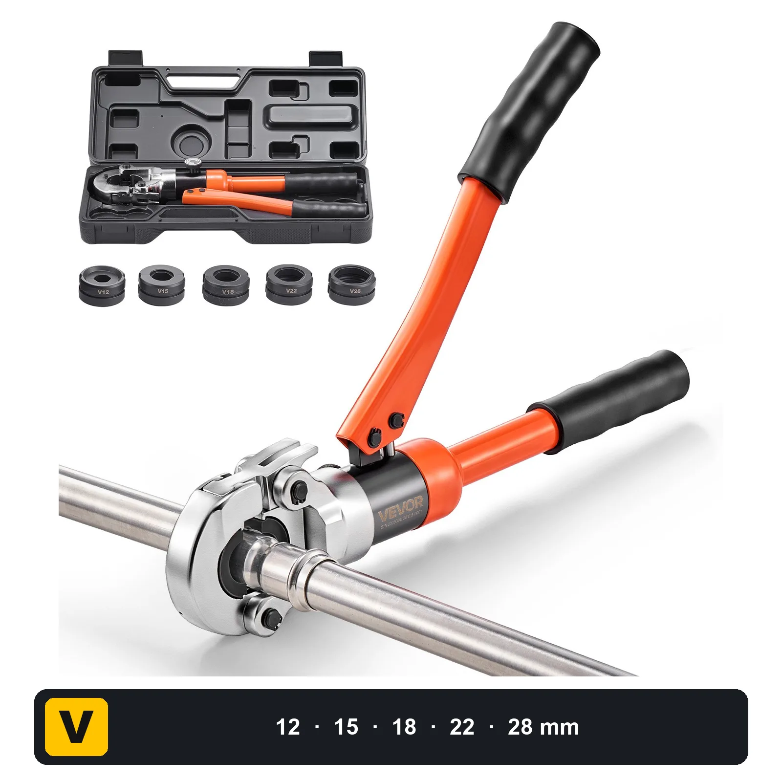 Hüdrauliline torupress TH/U/V 12-32mm - Pilt 4
